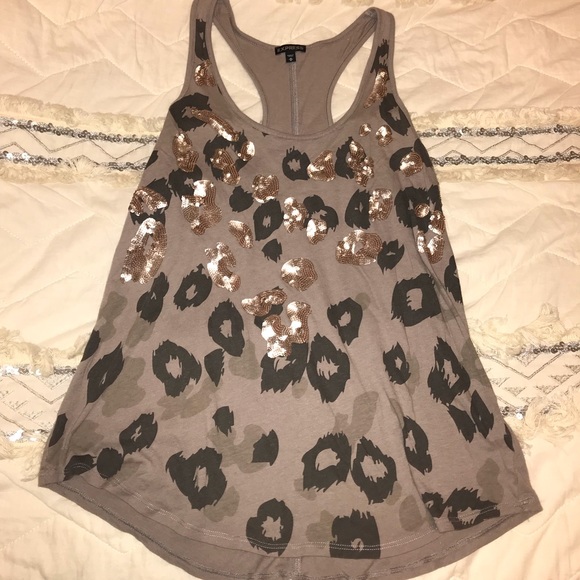 Express Tops - Graphic Racerback Tank